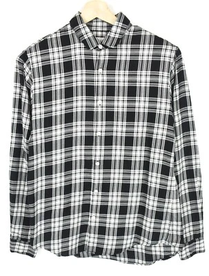 Sandro Classic Fit Button Placket Men's With Collar MEDIUM Button - Image 1 of 4