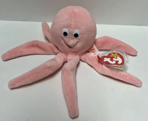 TY Beanie Baby Inky the Octopus #4028 Retired Tag Errors - Picture 1 of 13