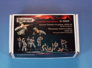 ORIGINAL 10 Resin Figures 1/35 - German Infantry In Action - Stalingrad S-3060 - Picture 1 of 2