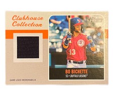 Bo Bichette 2019 Topps Heritage Minor League Clubhouse Collection Relic Blue Jay