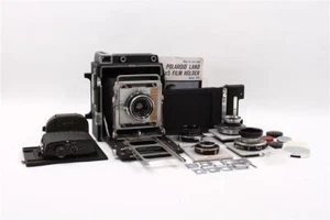 Kit macchina fotografica vintage Graflex Crown grafica 4x5 stampa con 5 obiettivi - Foto 1 di 24