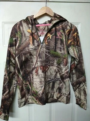 Huntworth Women's Small Camouflage Hunting Hooded Pullover Jacket - Image 1 of 3