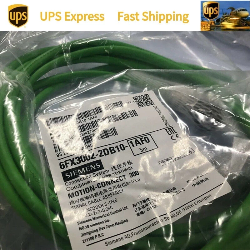 6FX3002-2DB10-1AF0 Siemens V90 Motor Power CableFAST DELIVERY 1PCS Fast - Image 1 of 1