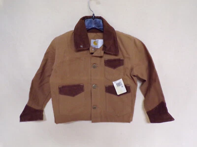 NOS Vtg Carhartt Kids CU616 Duck Cotton Jacket sz 6 USA Union Made - Image 1 of 4