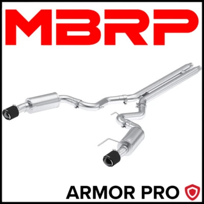 MBRP Armor Pro 3" Cat-Back Exhaust System fits 2024 Ford Mustang GT S650 .0L V8 - Image 1 of 2
