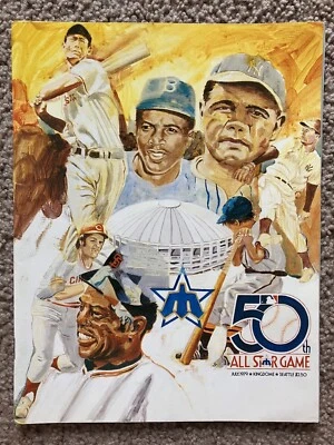 Vtg 1979 50th All-Star Game Baseball Program Seattle Mariners Reggie Jackson - Image 1 of 4