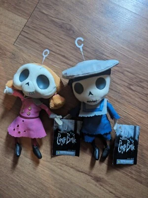 Muñecas de peluche McFarlane Corpse Bride Skeleton 2005 raras nuevas con etiquetas Foto 1 de 4