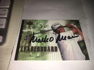 Mark O Meara Signed 2001 Leaderboard UD Golf Card - Picture 1 of 1