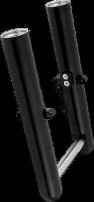 Ножки вилки двойного диска гладкие черные Harley Street Glide 08-13 - Изображение 1 из 3