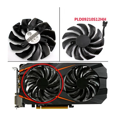T129215SU/PLD09210S12HH Graphics Card Cooling Fan for Gigabyte GTX 1060 1070 - Image 1 of 4