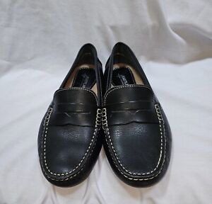 Eastland ‘Patricia’ Women’s Driving Moccasins Loafer Black Leather Size 10 W