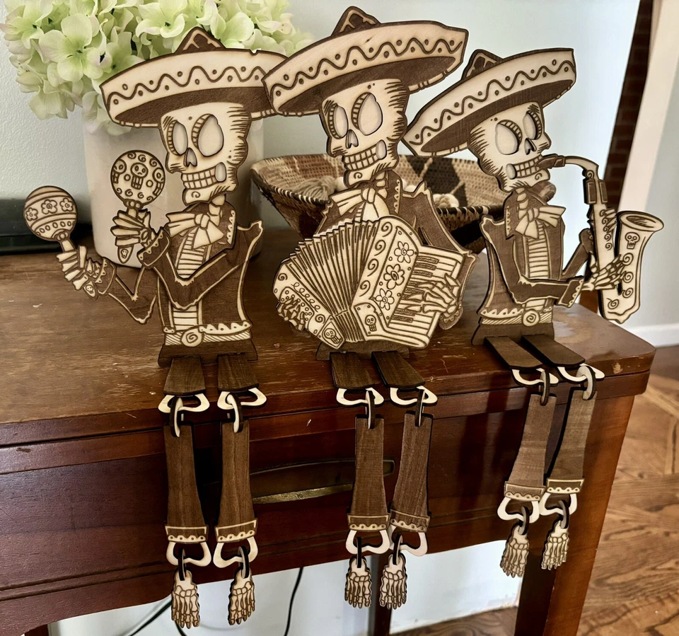 Mariachi Skeleton Shelf Sitter - Image 1 of 1