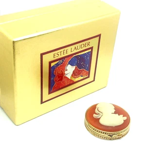 ESTE LAUDER CONCRETE PARFUM SOLIDE CAMEO 1994 boite - Imagen 1 de 6