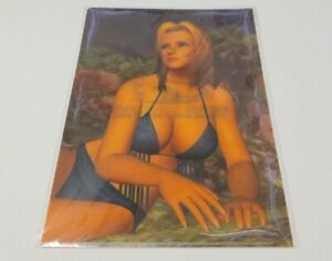 DEAD OR ALIVE Xtreme Beach Volleyball TINA Promo Clear File Folder #7 XBOX