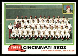 1981 Topps #677 Cincinnati Reds / John McNamara - Picture 1 of 2