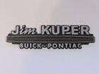 Vintage Jim Kuper Pontiac Las Cruces New Mexico Plastic Dealer Badge Emblem Tag