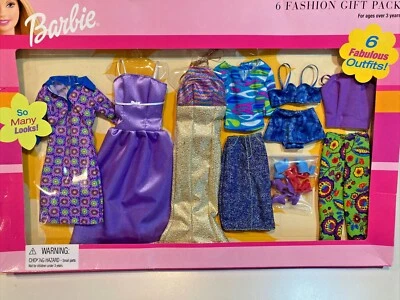 Barbie Doll 6 fashion Gift Pack MATTEL  68073 NRFP NIP ~ Ships Fast 🌸 - Image 1 of 4