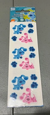 Adesivos vintage Sandylion Blues Clues novos uma folha lacrada novo na embalagem Nick Jr. - Imagem 1 de 4