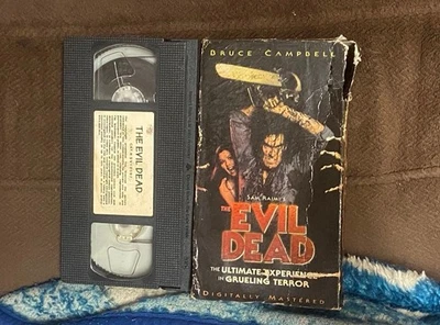 The Evil Dead VHS Tape RARE HTF COVER  Digitally Mastered Horror Movie - Image 1 of 4