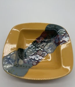 Evie And Linchi Dish Yellow Ceramic Serving Bowl - Picture 1 of 5