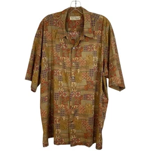 Camicia da campeggio vintage Tori Richard cotone prato taglia 2XL multicolore tasca casual - Foto 1 di 7