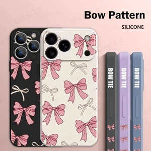 Stoßfeste Handyhülle für iPhone 17 16 Pro Max 15 14 13 12 Schleife TPU Soft Cover - Bild 1 von 17