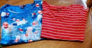 Xl summer shirts Women's Bass & Gloria Vanderbelt Short Sleeve & Tank Lot Of 2 - Picture 1 of 12