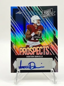 2024 Leaf Heroes & Prospects #/75 Silver Ashton Daniels Prospects Auto - Picture 1 of 2