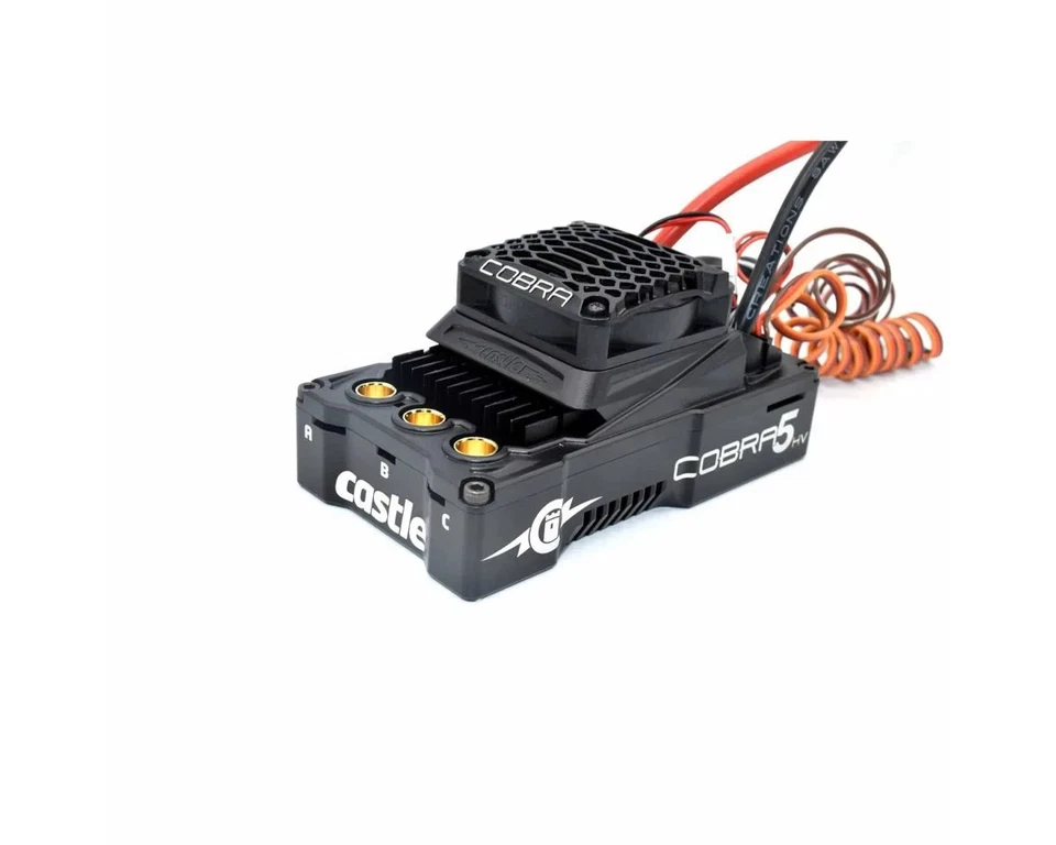 Castle Creations Cobra 5 HV 12S 1/5 Sensored Brushless ESC CSE010017800 - Image 1 of 4