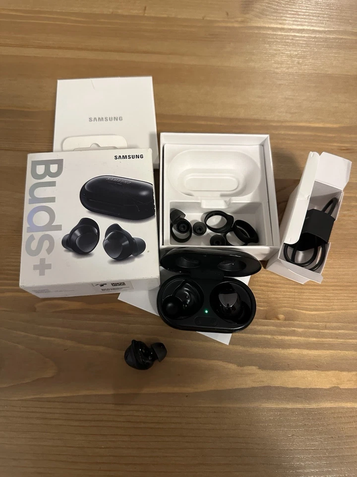 Samsung Galaxy Buds+ Earbud Headphones in Black - Like New - Image 1 of 3