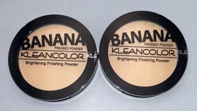 Lot of 2 KleanColor Banana Pressed Powder Brightening Finishing Powder - Image 1 of 2