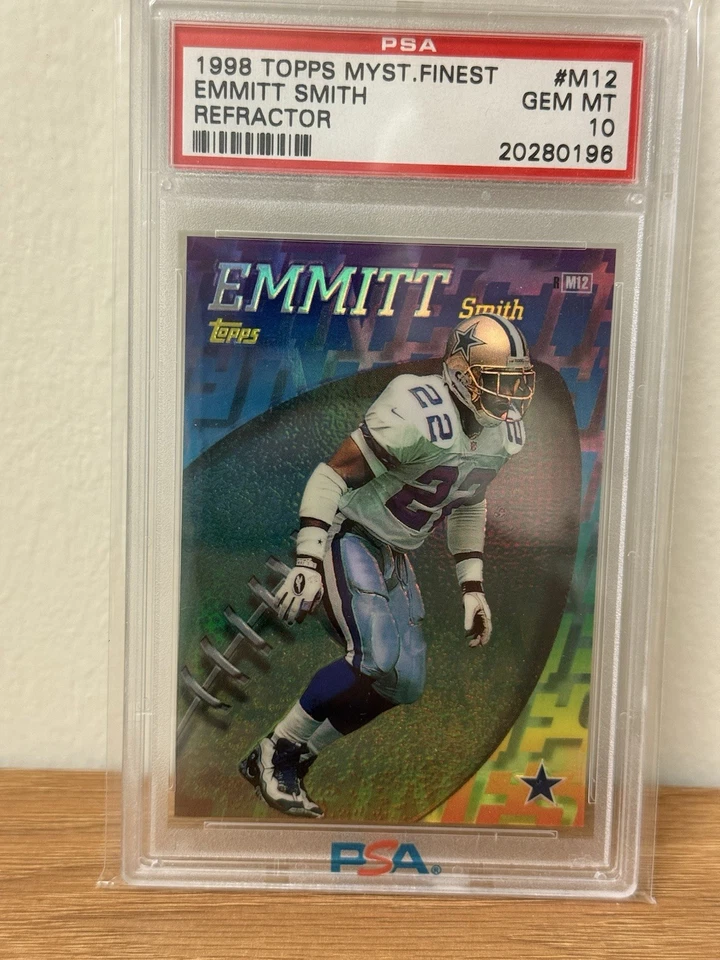 1998 Topps - Mystery Finest Emmitt Smith #M12 refractor Foto 1 de 1