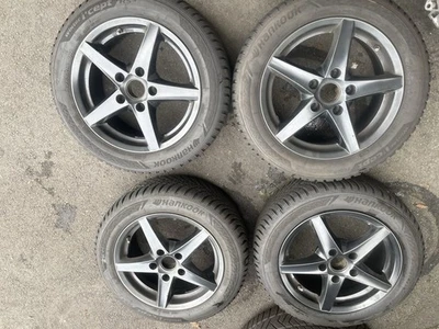 W573 Winterreifen Alufelgen 205 55 R 16 91H BMW 1`er 2er 3er DOT23 8mm Hankook - Bild 1 von 4