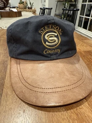 Gorra de cuero Stetson de colección - Gorra de béisbol con correa trasera Foto 1 de 4