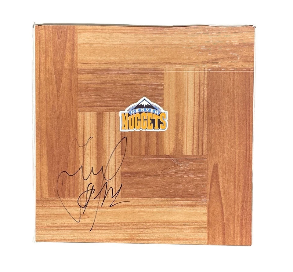 Jonas Valanciunas Signed Floorboard Denver Nuggets Basketball Auto NBA - Image 1 of 1