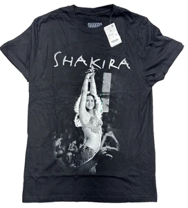 EPC Official Shakira T-Shirt Sz M Dancing Pre-owned SKR122404 Graphic Tee Black - Picture 1 of 6