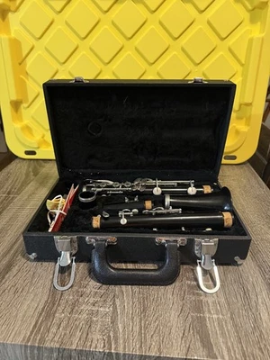 Clarinete ressonite Selmer vintage bordado com estojo - pronto para jogar  - Imagem 1 de 4