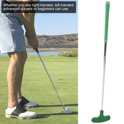 Mini Golf Putter Foldable Stainless Steel Rod Rubber Rod Head Golf Putter For Ki - Image 1 of 4