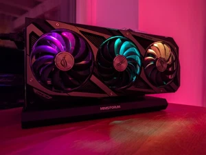 🕹️ eGPU Komplettset mit Minisforum DEG1 OCuLink + ASUS RTX 3070Ti + CableMod - Bild 1 von 8