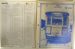 Q-CAR 1984 EDITION O & HO SCALE TRAIN CATALOG & PRICE LIST - Picture 1 of 18