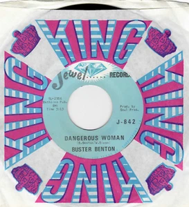 45RPM, BUSTER BENTON ' DANGEROUS WOMAN '  NM ' NICE RB SOUL-BLUES - Picture 1 of 2