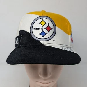 De colección Apex One Pittsburgh Steelers NFL SnapBack Sombrero Bloque de Color Años 90 Nuevo sin Etiquetas - Imagen 1 de 8