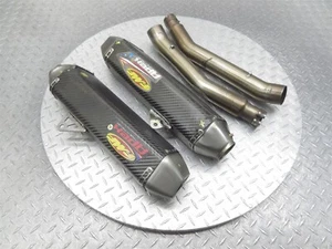 2008 08-12 Suzuki Hayabusa Busa GSXR1300 FMX Apex Dual Exhaust Pipe Tube Muffler - Picture 1 of 22