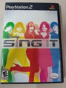 DISNEY SING IT PS2 PLAYSTATION 2 COMPLETE CIB Tested - Picture 1 of 2