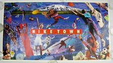 NITF! Nike Town Poster ☆ Michael Jordan Agassi Bo Jackson PDX Marquam Bridge +++
