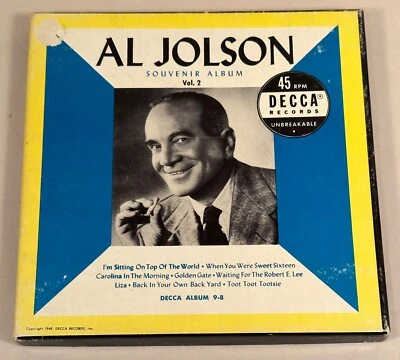 Al Jolson Souvenir Album Vol. 2, Boxed Set VG+ - Image 1 of 3