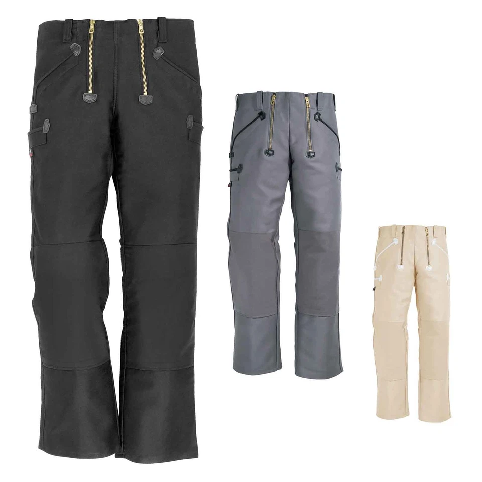 FHB Klaus 70086 Zunfthose Zwirn-Doppel-Pilot in schwarz, grau oder rohweis