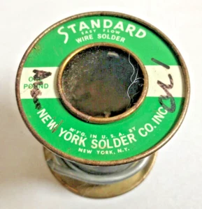 Easy Flow Wire Solder Partial Roll 10 oz of 1 lb Standard New York Solder Co - Picture 1 of 5