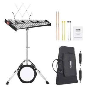 Adults 30 Note Professional Glockenspiel Xylophone Bell Kit with Stand Practice - Picture 1 of 8