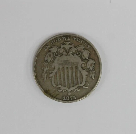 1875 Shield Nickel - Rare Date (Y642) Cover